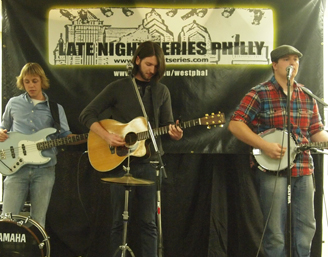Photograph of band playing on Late Night Series Stage